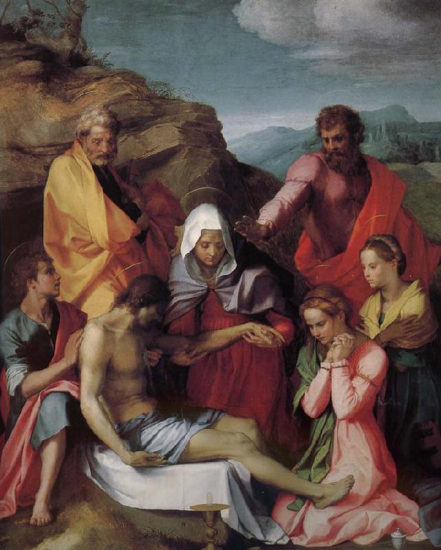 Andrea del Sarto The dead Christ of Latter-day Saints and Notre Dame oil painting picture
